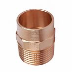 Муфта переходная 28-1/2" НР, прямая, соединительная, под пайку, медь