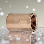 Муфта резьбовая Viega 22-1/2", ВР, переходная, соединительная, медь