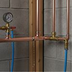 Угол медный двухраструбный, 35 мм х 90°, под пайку, для водоснабжения и отопления