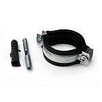 Хомут трубный TST 1", 32-35 мм, TST.885, металлический, с гайкой и шпилькой