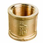 Муфта резьбовая Elsen 1/2"-1/2", ВР-ВР, Elsen EBF16.12, соединительная, латунь