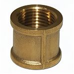 Муфта резьбовая Elsen 1/2"-1/2", ВР-ВР, Elsen EBF16.12, соединительная, латунь