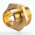 Ниппель резьбовой Elsen 1"-1 1/4", НР-НР, EBF29.10114, переходной, латунь