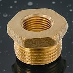 Футорка резьбовая Elsen 1 1/2"-1", НР-ВР, EBF19.11210T, переходная, латунь