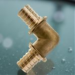 Угольник 90 гр. аксиальный Gappo 32х32 мм G1303.3232, латунь