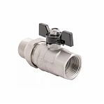 Кран Gappo G219.04 с американкой 1/2", ВН-НР бабочка из алюминия
