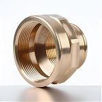 Муфта резьбовая Viega 1"-1/2" ВР-ВР, переходная, прямая, бронза