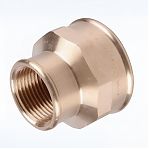 Муфта резьбовая Viega 1"-1/2" ВР-ВР, переходная, прямая, бронза