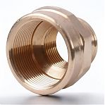 Муфта резьбовая Viega 1"-1/2" ВР-ВР, переходная, прямая, бронза