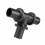 Тройник аксиальный Rehau 32х32х32 мм, PX, равнопроходной, полимер