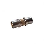 Муфта Giacomini RM102 20x2 20x2 латунь равнопроходная для труб GIACOTHERM GIACOFLEX многослойных