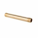 Удлинитель резьбовой Gappo 3/4"-3/4", НР-НР, L 200 мм, G1222.05200, прямой, латунь