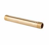 Удлинитель резьбовой Gappo 1″-1″, НР-НР, L 200 мм, G1222.06200, прямой, латунь