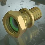 Переходник аксиальный Elsen Monolit 16-3/4" EFA13.16-34B, с накидной гайкой, латунь