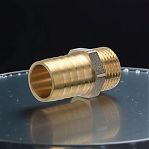  Штуцер для шланга резьбовой TST, 20-3/4", НР, TST.172.0420, переходной, латунь