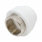Муфта полипропиленовая ProAqua 40-1 1/2" ВР, PA22521P, комбинированная, белая