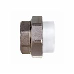Муфта полипропиленовая ProAqua 40-1 1/2" ВР, PA20021, комбинированная, белая