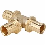Тройник аксиальный Gappo G1304.3232, 32х32х32 мм, равнопроходной, латунь