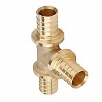 Тройник аксиальный Gappo G1304.3232, 32х32х32 мм, равнопроходной, латунь