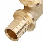 Тройник аксиальный Gappo G1304.3232, 32х32х32 мм, равнопроходной, латунь