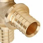 Тройник аксиальный Gappo G1304.3232, 32х32х32 мм, равнопроходной, латунь