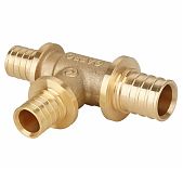 Тройник аксиальный Gappo G1305.251625, 25х16х25 мм, переходной, латунь