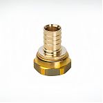 Переходник аксиальный Gappo 16-G 1/2" G1309.1604, с накидной гайкой, латунь