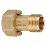 Американка прямая Frap 1/2"-1/2", НР-ВР, F218.04, для счетчика, с накидной гайкой, латунь