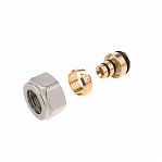 Евроконус Elsen 16-3/4", 2.6 мм, EFB01.16226 EK, резьбозажимной, с накидной гайкой, латунь