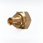 Переходник аксиальный Elsen Monolit 16-3/4" EK EFA13.16-34BEK, с накидной гайкой, латунь