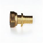 Переходник аксиальный Elsen Monolit 16-3/4" EK EFA13.16-34BEK, с накидной гайкой, латунь