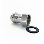 Муфта-пресс ViEiR Ver-Pro 35-1", ВР, VPSF355, прямая, нержавеющая сталь