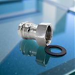 Муфта-пресс ViEiR Ver-Pro 35-1", ВР, VPSF355, прямая, нержавеющая сталь