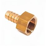 Штуцер для шланга резьбовой Gappo, 20-1", ВР, переходной, латунь