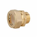 Муфта обжимная Gappo 25-1", НР, G1252.2506, прямая, переходная, латунь