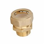 Муфта обжимная Gappo 32-1 1/4", НР, G1252.3207, с накидной гайкой, переходная, латунь