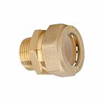 Муфта обжимная Gappo 32-1 1/4", НР, G1252.3207, с накидной гайкой, переходная, латунь