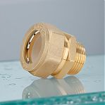 Муфта обжимная Gappo 25-1", НР, G1252.2506, прямая, переходная, латунь