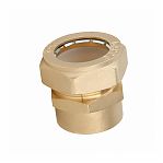 Муфта обжимная Gappo 20-3/4" ВР G1251.2005, для труб, переходная, латунь