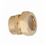 Муфта обжимная Gappo 20-3/4" ВР G1251.2005, для труб, переходная, латунь