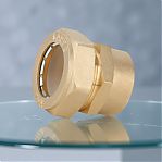 Муфта обжимная Gappo 20-3/4" ВР G1251.2005, для труб, переходная, латунь