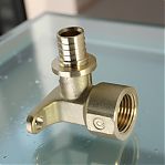 Водорозетка аксиальная Gappo 16-Rp 1/2", ВР, G1312.1604, настенная, латунь