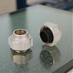 Евроконус Gappo G3/4"-15 G439, резьбозажимное соединение с накидной гайкой, латунь