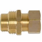 Американка прямая IQ Fitting 3/4"-1" 15040, с накидной гайкой, переходная, латунь