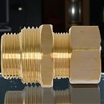 Американка прямая IQ Fitting 3/4"-1" 15040, с накидной гайкой, переходная, латунь