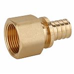 Переходник аксиальный Gappo 25-R 3/4" ВР, G1308.2505, соединительный, латунь