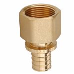 Переходник аксиальный Gappo 25-R 3/4" ВР, G1308.2505, соединительный, латунь