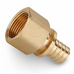 Переходник аксиальный Gappo 25-R 3/4" ВР, G1308.2505, соединительный, латунь