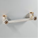 Планка установочная для смесителя Gappo G2278.04 ВР-Обжим, 1/2 х 16 мм, латунь никелированная