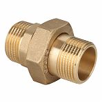 Американка прямая Gappo 1", НР-НР, G1227.06, с накидной гайкой, латунь